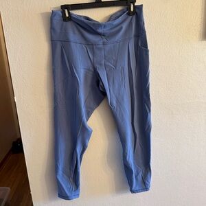 Lululemon Blue High-Waisted Leggings